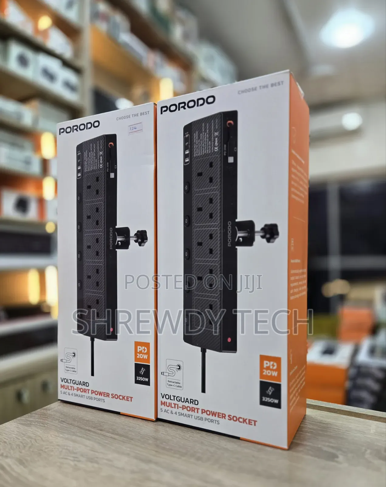 Porodo Voltguard Multi Power Socket