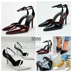 Zara Pointed-Toe Heeled Sandals