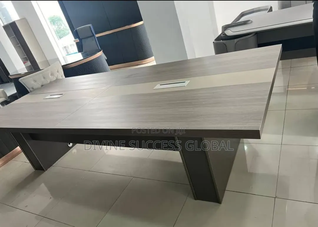 2.6mtr Quality Luxury Conference Table by 8 Chairs