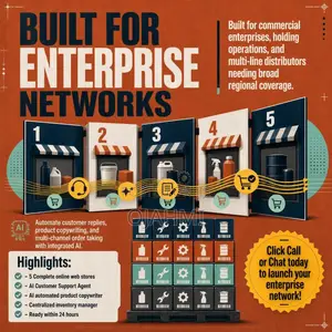 Corporate 5-Store Commercial Fleet Website With AI Tools in Eleme