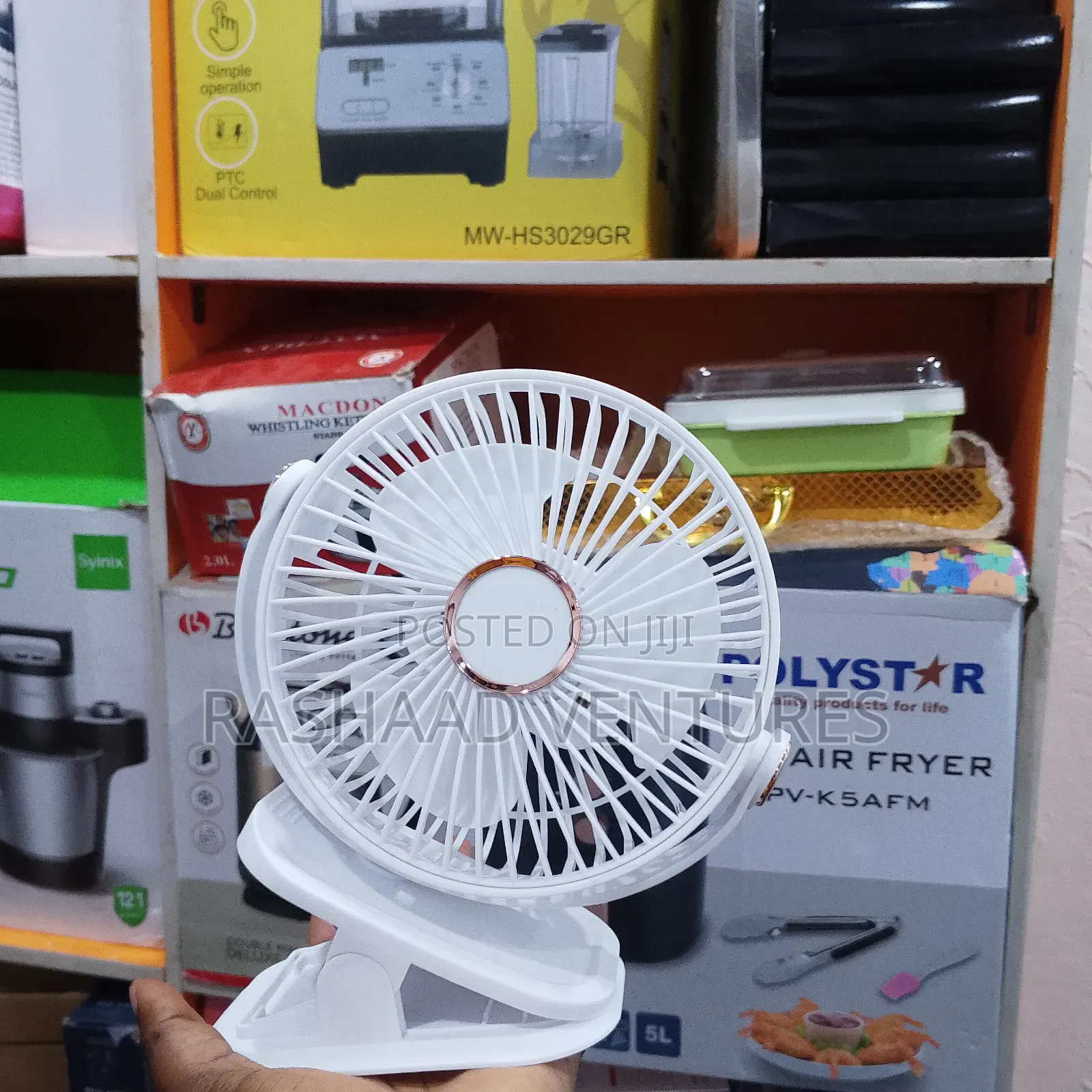 Table Rechargeable Fan