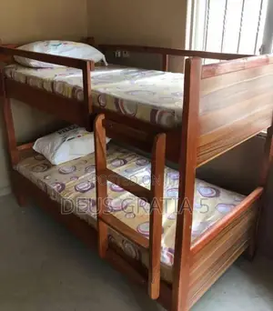 Wooden Bunk Bed Up and Down