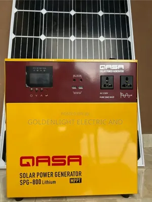 QASA SPG-800Li Portable Solar Power Generator, With 12V 100Ah LiFePO4