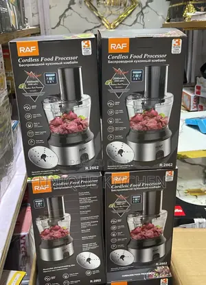 RAF 3-in-1 Rechargeable Cordless Food Processor
