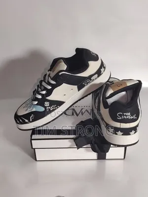 Custom the Simpsons Graphic Sneakers