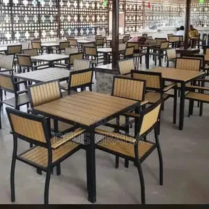 Patio Dining Set 4 Chairs - Outdoor Restaurant Table