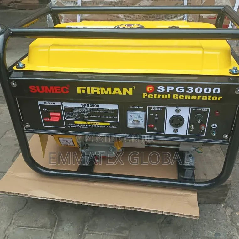 Original Spg3000 SUMEC FIREMAN 3.3kva Generator