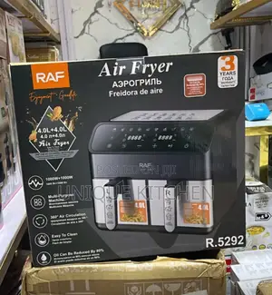 RAF 4.5L+4.5L Double Cook Digital 2 Baskets Air Fryer-2200w