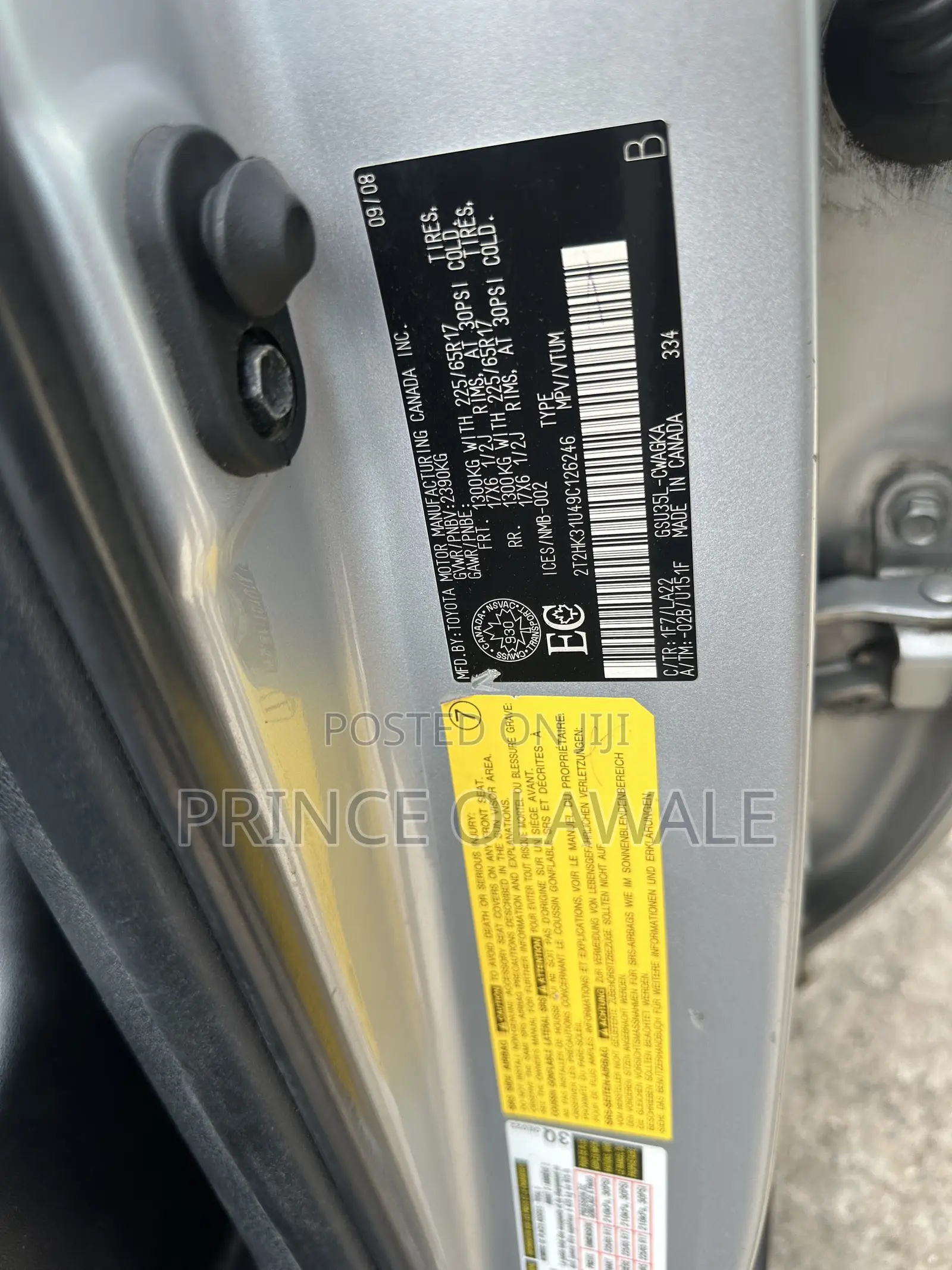 Lexus RX 2008 Silver