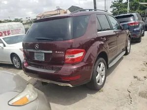 Mercedes-Benz M Class 2010 Red