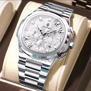 POEDAGAR Stainless Steel Watch