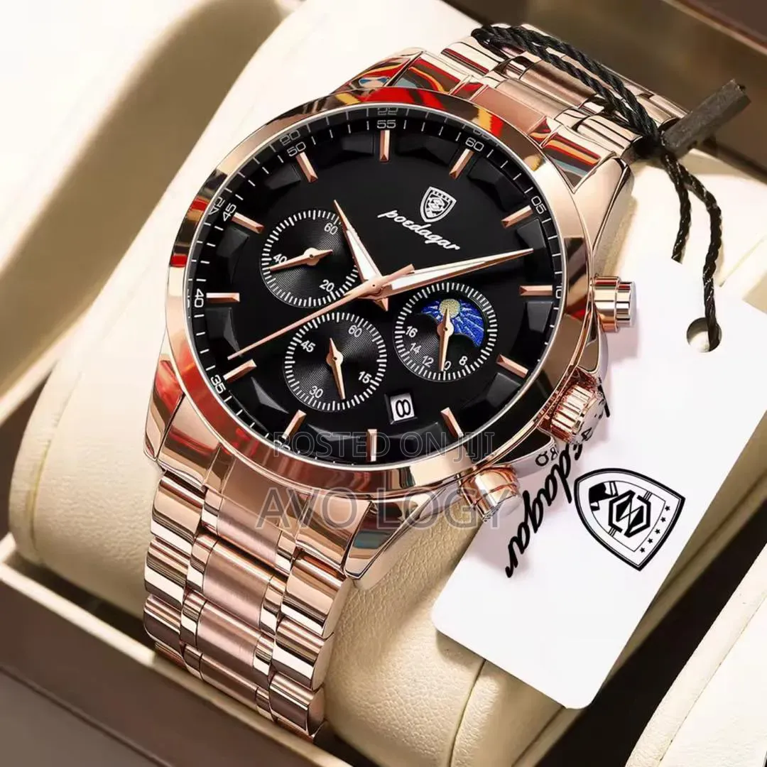 POEDAGAR Multi Function Watch