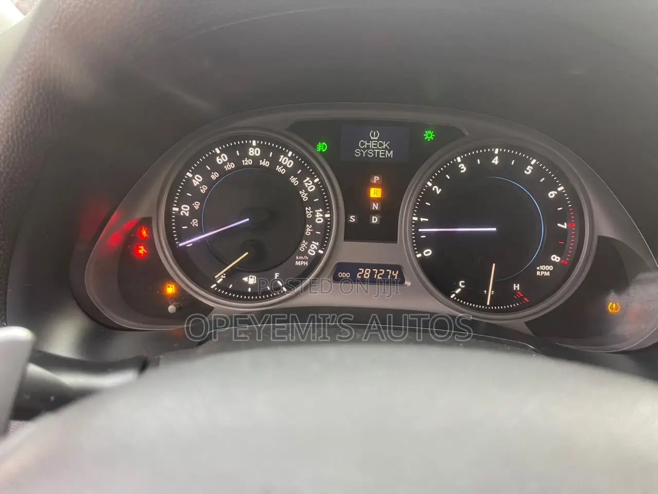 Lexus IS 2009 Red