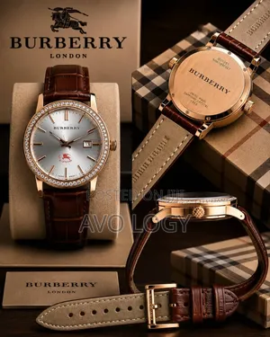 Burberry Leather Wristwatch