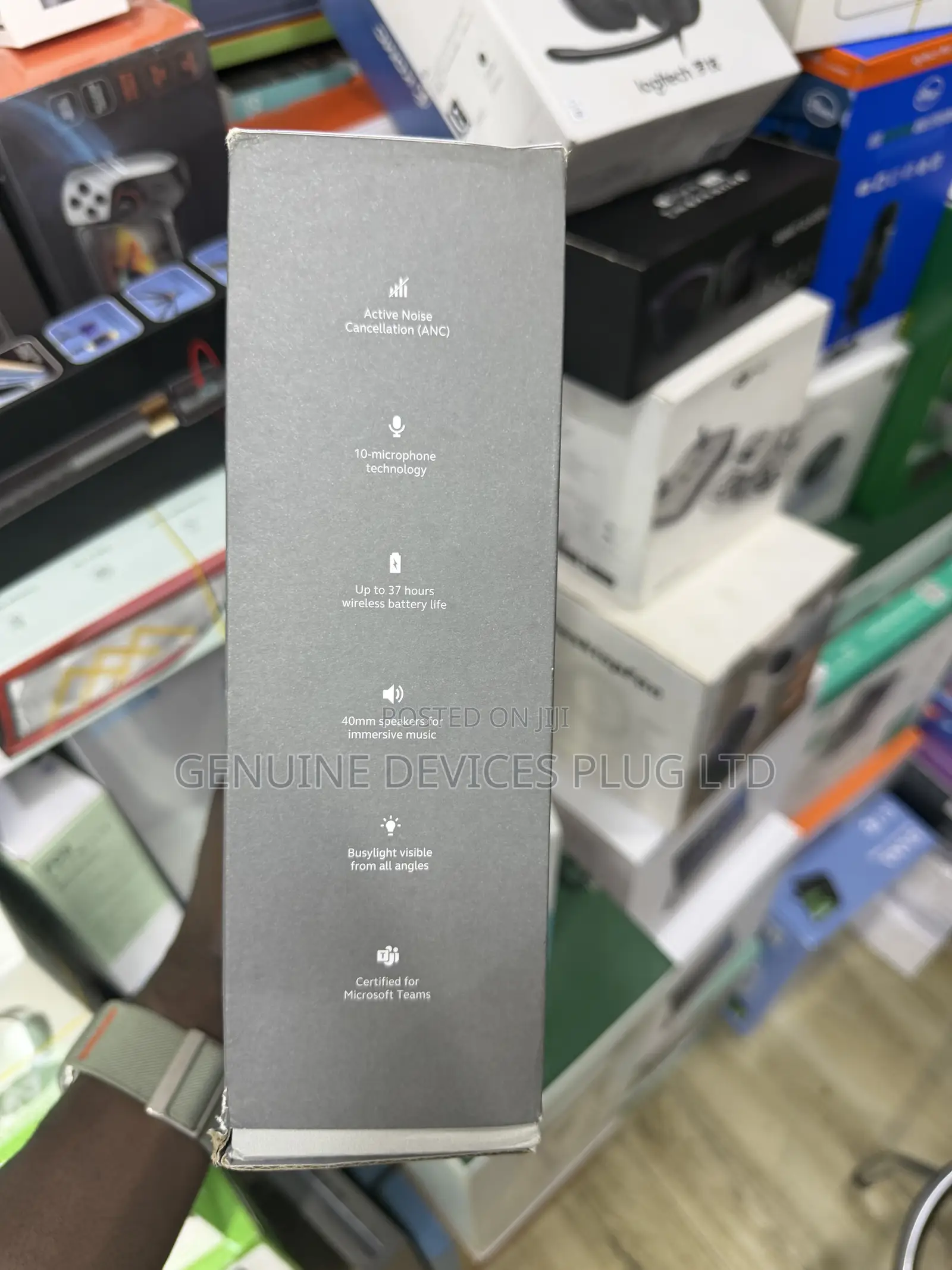 Jabra Evolve2 85 Wireless PC Headset – Noise Cancelling UC Certified