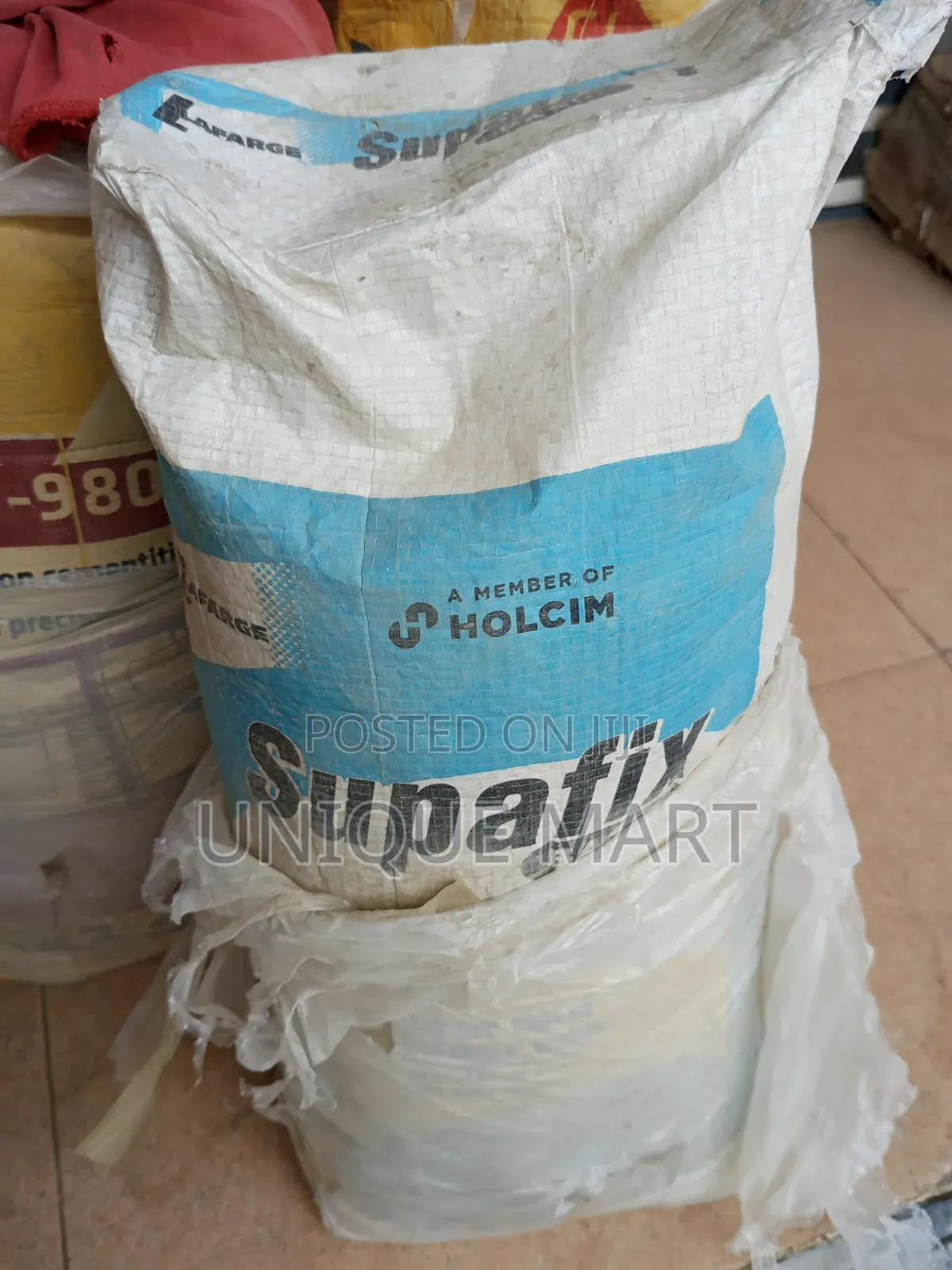20kg Supafix Basic Tile Adhesive, a Pre-Mixed, Cement-Based Tile Gum