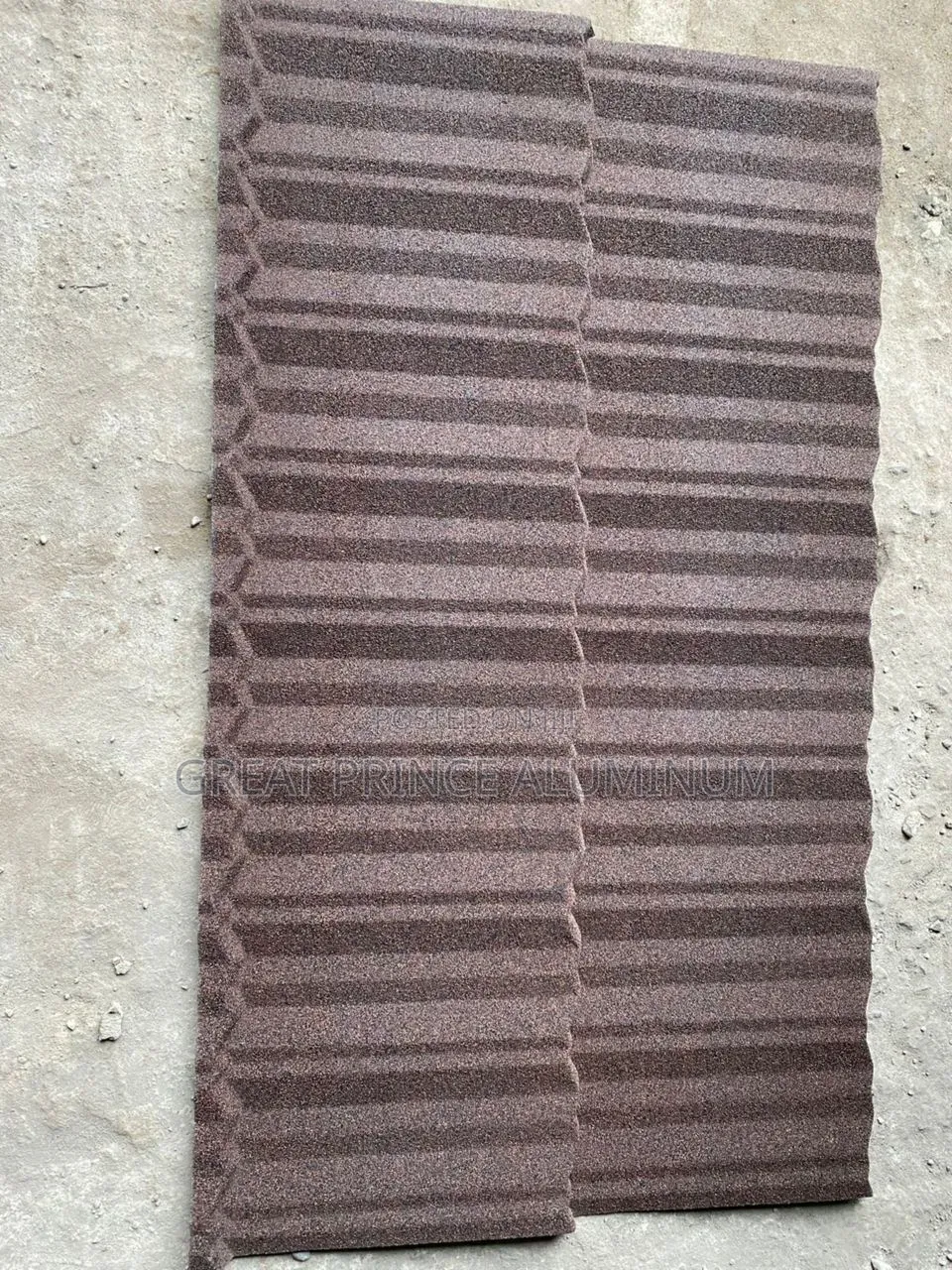 Stone Ties Roofing Sheet Shingle Whiteson Block Bond Brack Brown