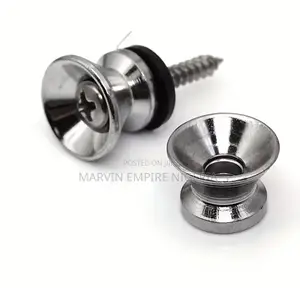 2pcs Guitar Addition Strap Button for Acoustic, Electric, Bass Guitars