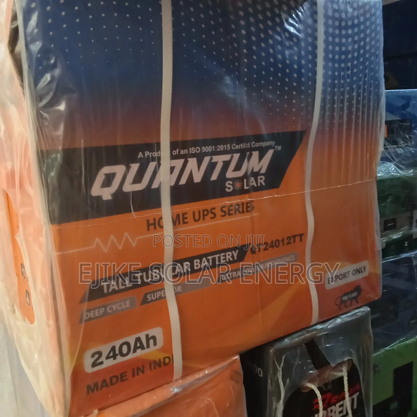 220ahms Quantum Tubular Battery