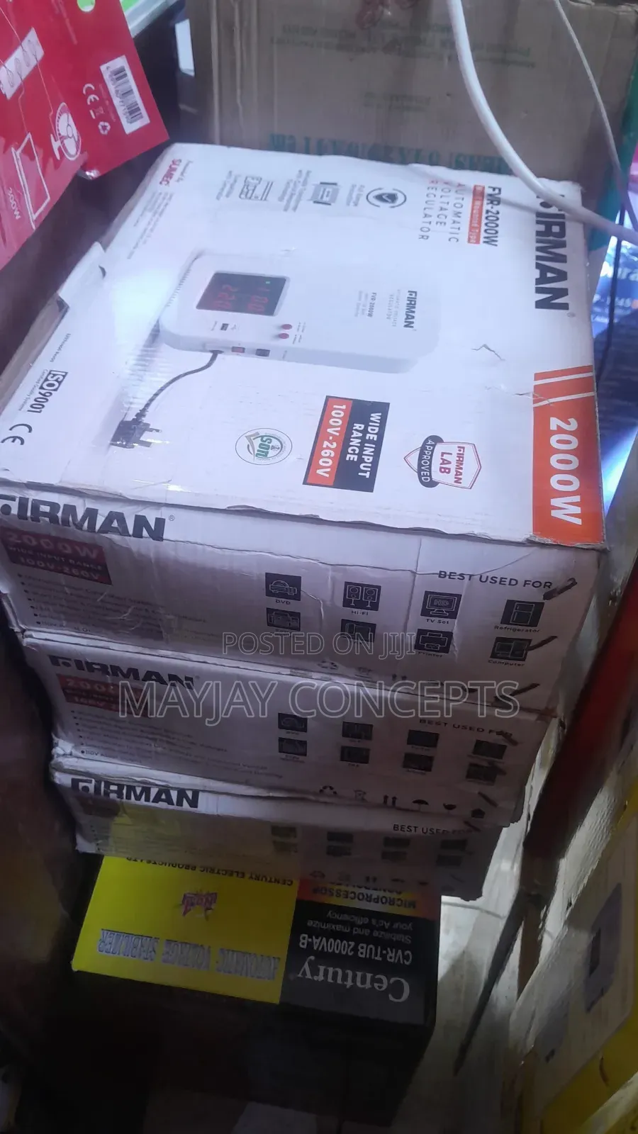 FIRMAN FVR-2000W Wall-Mounted Stabilizer | 2KVA AVR Protector
