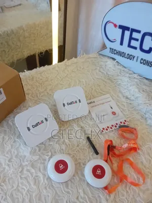 Caregiver Wireless Personal Alarm for Elderly 2 Receiver 2 Button