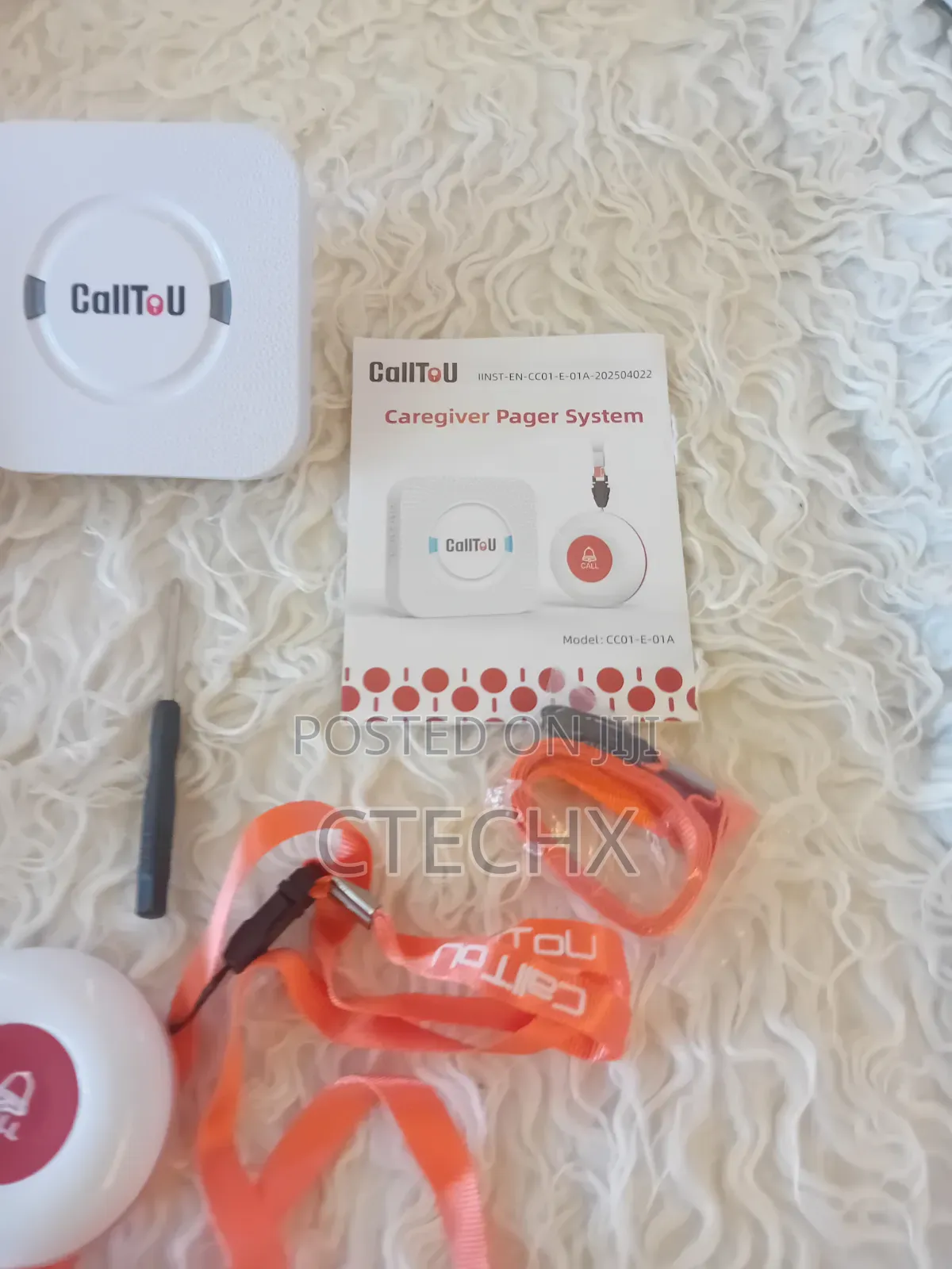 Caregiver Wireless Personal Alarm for Elderly 2 Receiver 2 Button