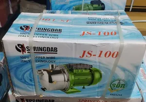 1HP Springdab Stainless Surface Water Pump (JS100). 100% Copper Coil