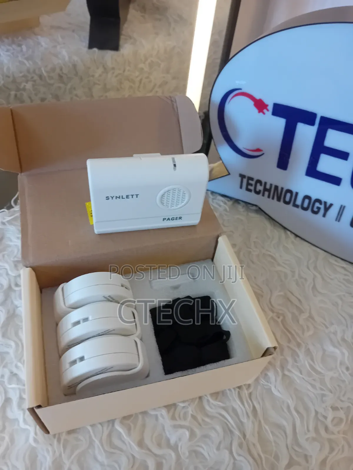Caregiver Pager With 3 Wireless Call Buttons for Home Care