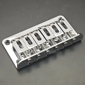 6-String Fixed Electric Lead Guitar Bridge 78X42Mm With Tailpiece