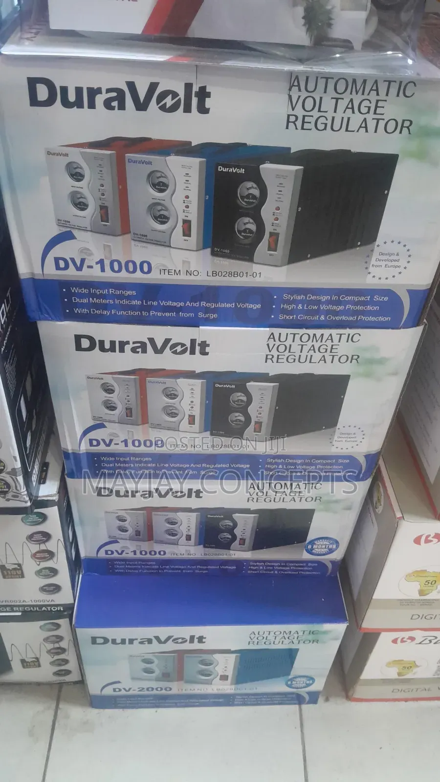 Duravolt 1000W Automatic Voltage Stabilizer-Dv-1000