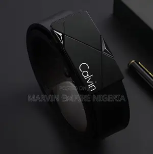 1pc Calvin Men's Belt Automatic Buckle Adjustable Gift