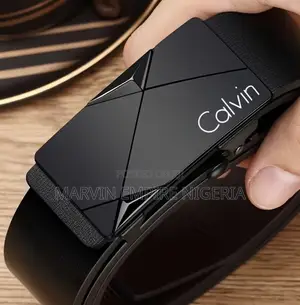 1pc Calvin Men's Belt Automatic Buckle Adjustable Gift