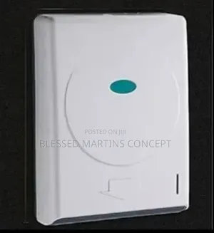 Big White Wall Mounted Tissue Paper Towe (Serviette) Dispenser. Manual