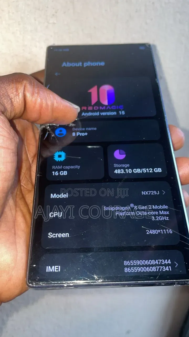 ZTE nubia RedMagic 8 Pro+ 512 GB Black