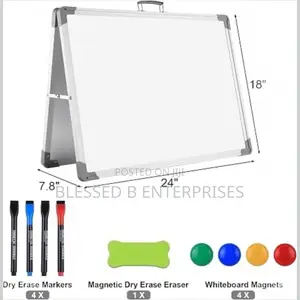 Dry Erase Magnetic Whiteboard With Markers Eraser