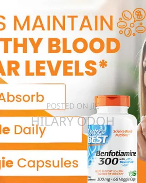 Doctors Best Benfotiamine 60 Capsule