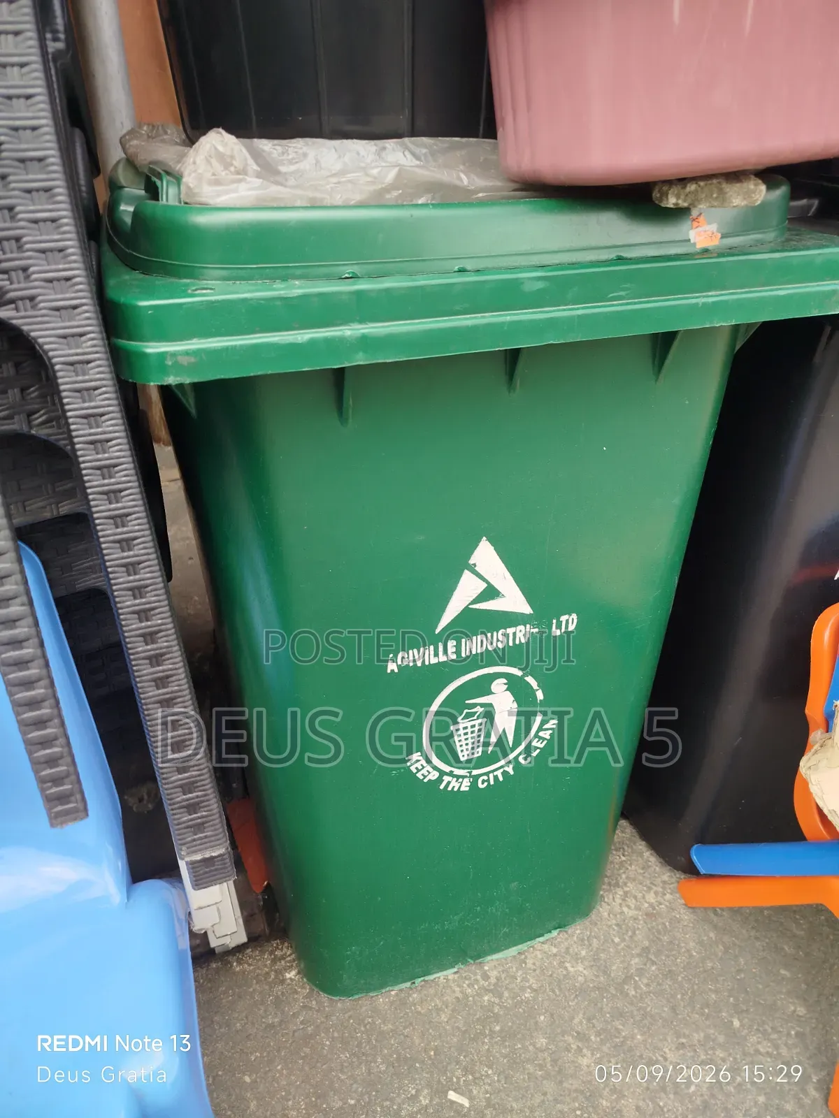 240 Litres Waste Bin
