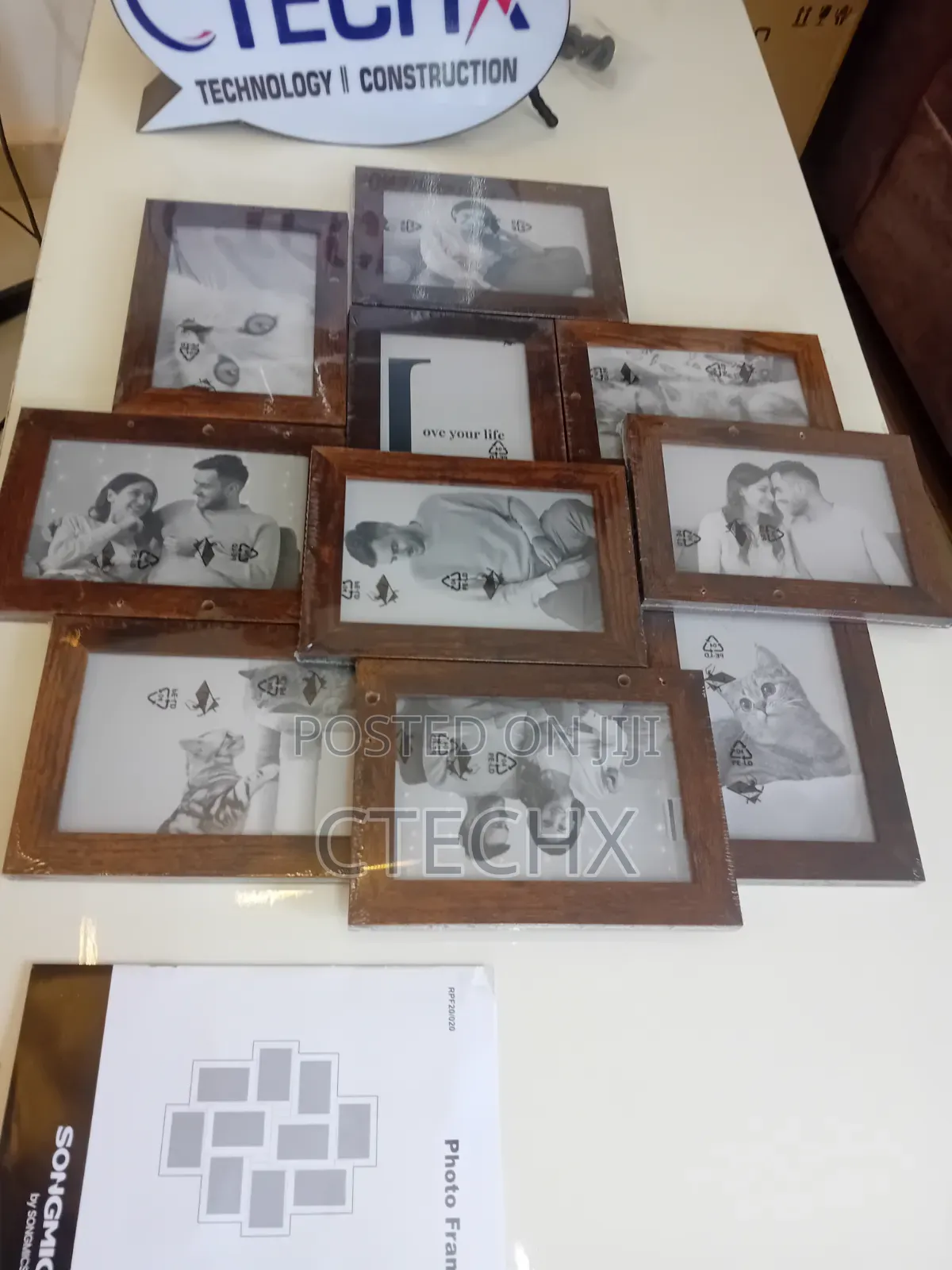 SONGMICS Collage 4x6 Picture Frames, Collage for Wall Decor. 10 Pack