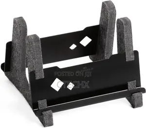 Durable Vertical Stylish Laptop Holder With Phone and Tablet Tray