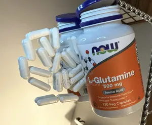 NOW Foods L-Glutamine, 500 Mg, 120 Veg Capsules