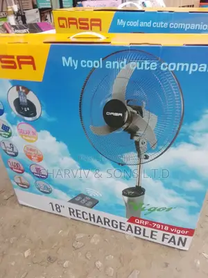 Qasa Rechargeable Standing Fan