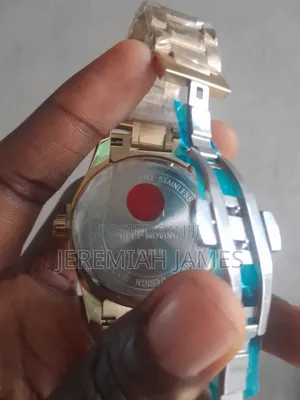 Stainless Steel Caseback Watch