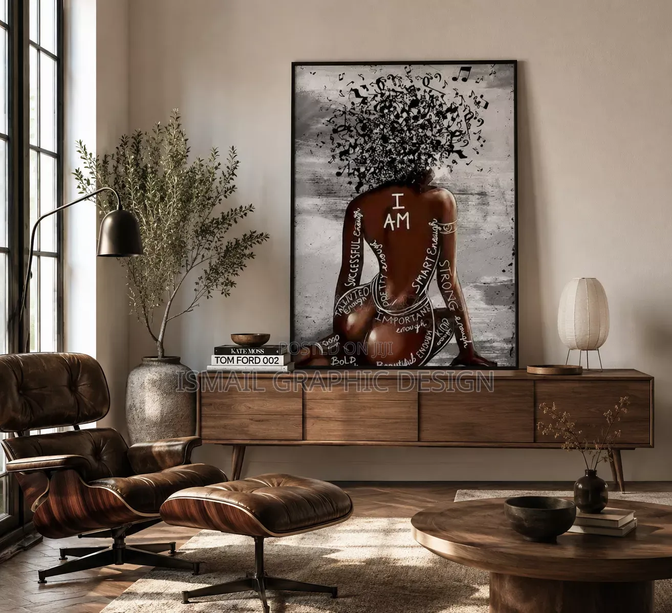 Premium Double Exposure Nature Wall Art Framed Canvas