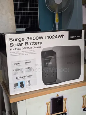EcoFlow DELTA 3 Classic 1800W | 3600W Surge | 1024Wh Power Station