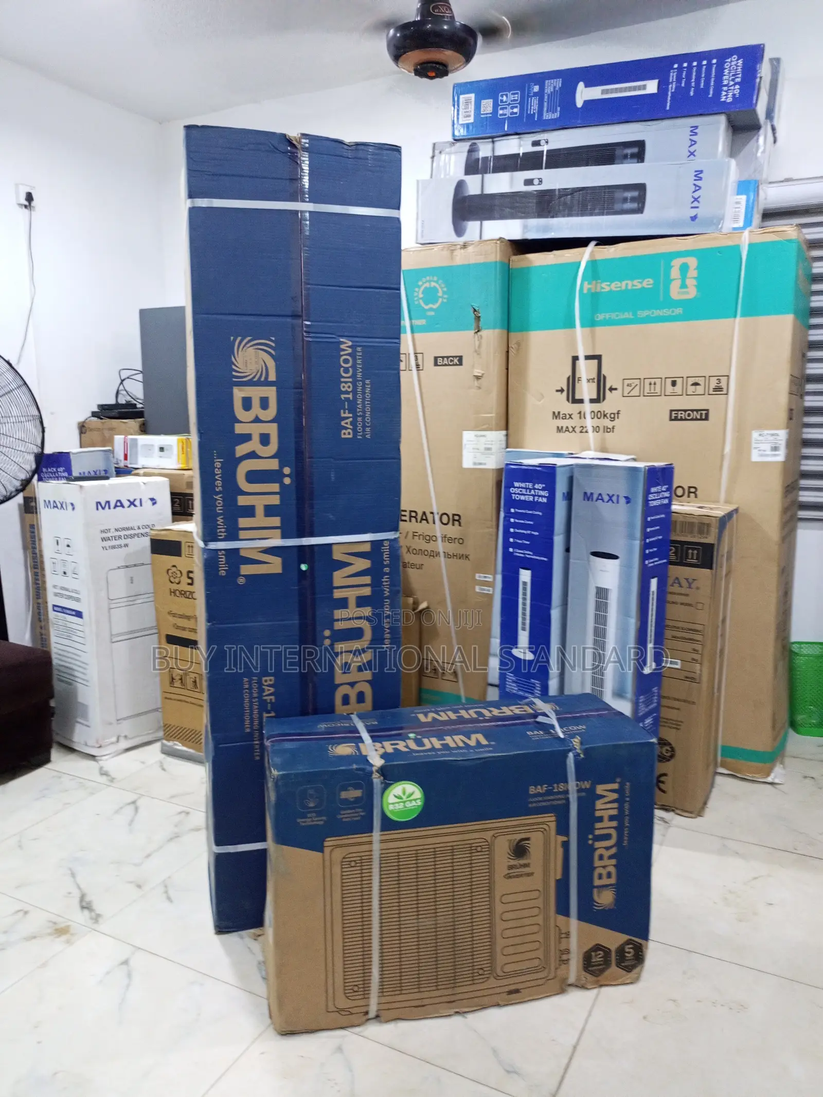 BRUHM 2.0HP Floor Standing AC BAF-18RCEW for Home Cooling Solution