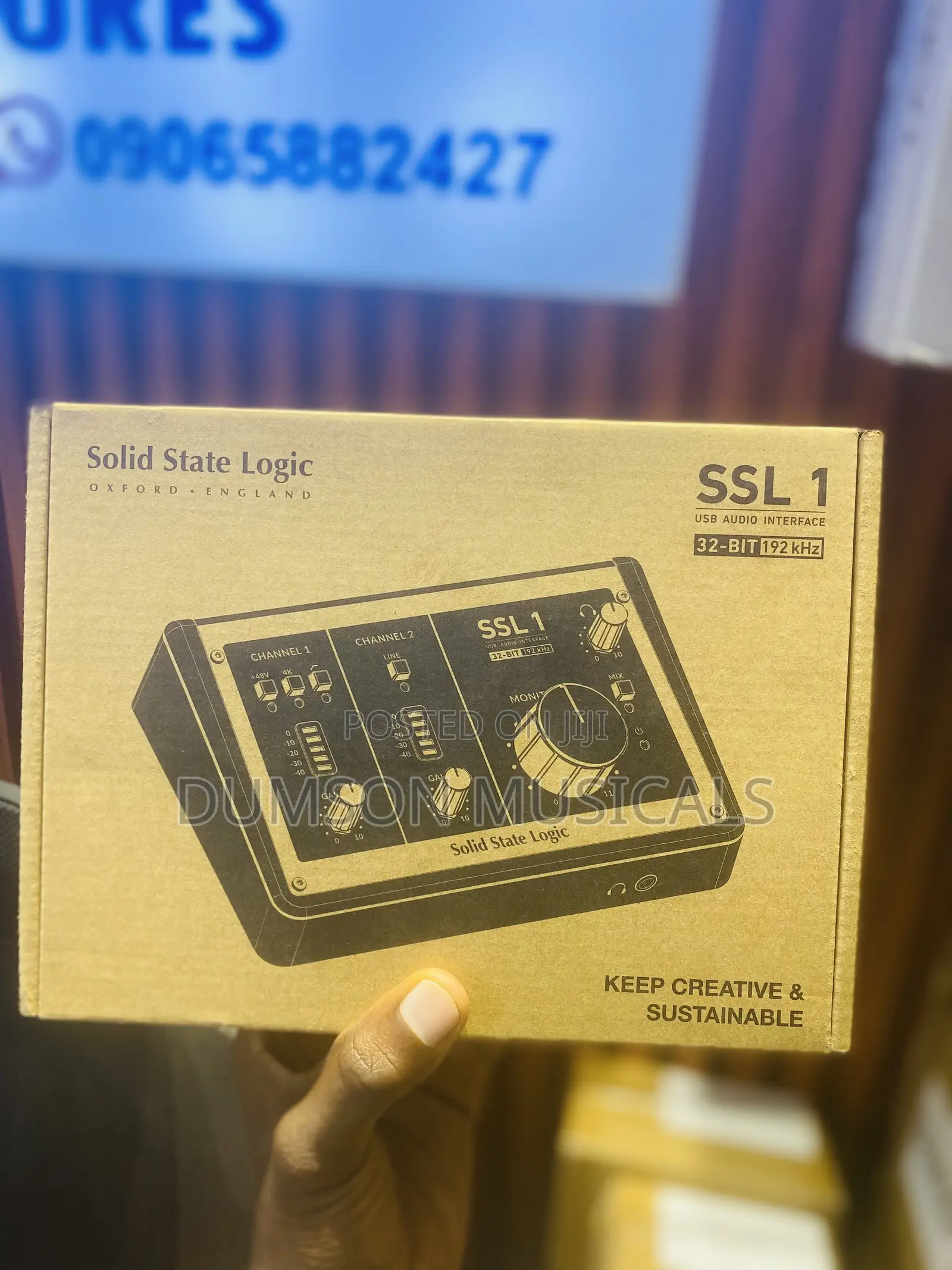 SSL 1 USB Audio Interface 32-Bit 192 KHZ