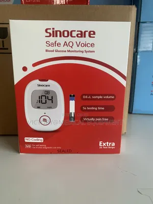 Sinocare Voice AQ Glucose Monitoring System