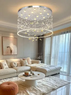 Round Crystal Chandelier Light