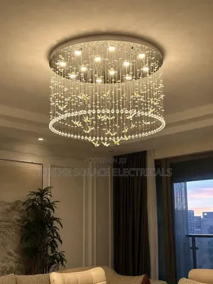 Round Crystal Chandelier Light
