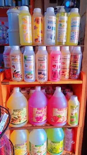Massage Oils . Transparent Real Oils